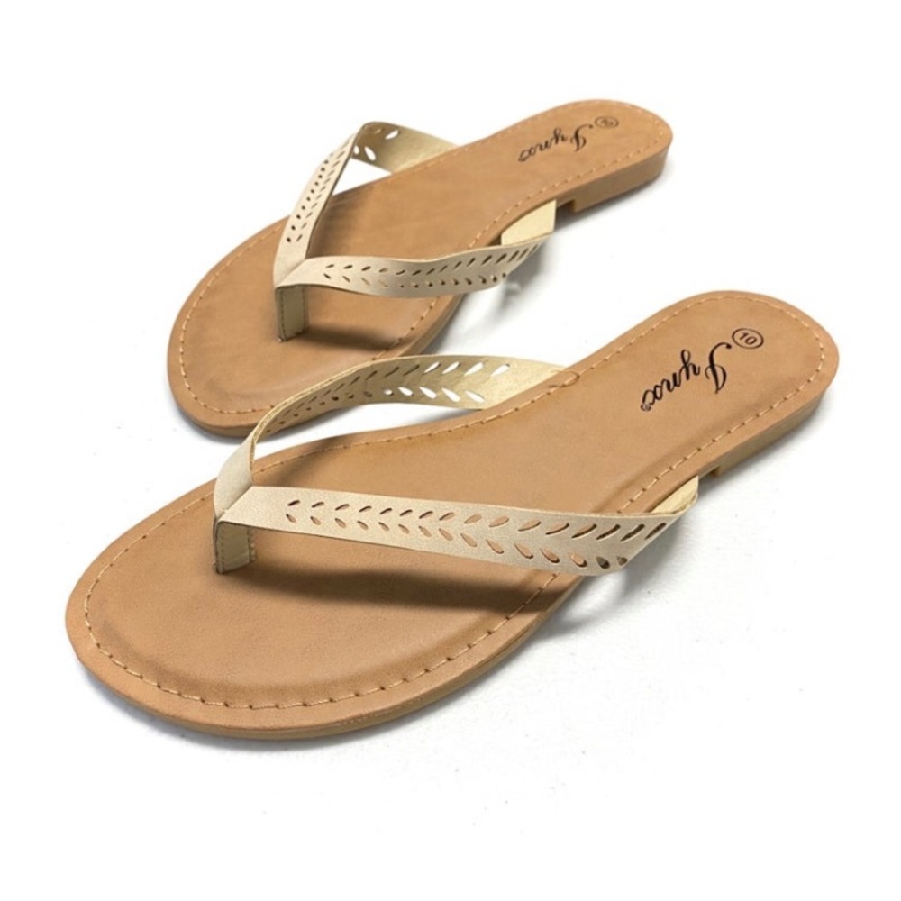 Nothing But Neutral Laser Cut Sandal